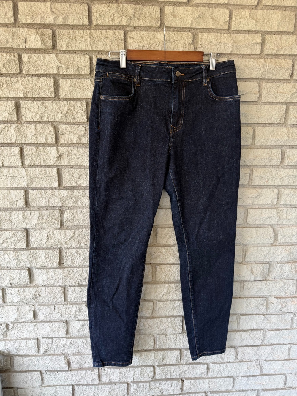 Tecovas Dark Wash High Rise Skinny Jeans 
Size 31